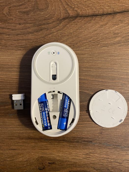 Миша мышь Xiaomi Portable Mouse (Bluetooth + 2.4G) — Silver XMSB02MW