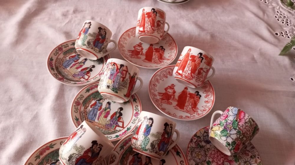 Chávenas café porcelana fina