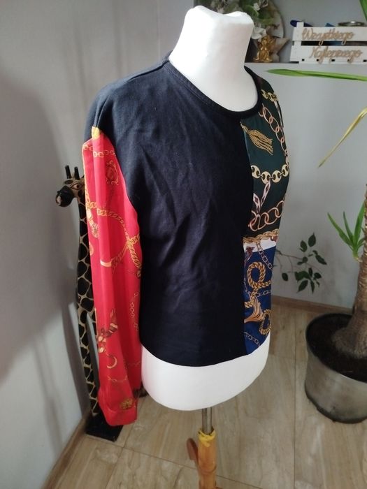 Bluza Zara luźna elegancka Cropp top s m