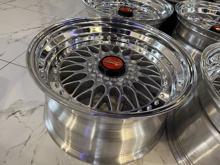 3tlg 18” skrecane Bbs rc090 9,5/10,5j 5x120 chrom