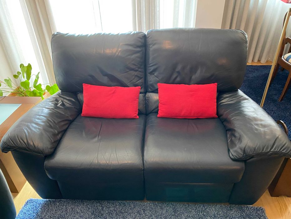 Divani & Divani - 2 Two-Seater Sofas with Reclining Function