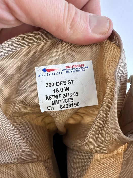 Черевики берци Belleville 300 DES ST Military Boots Steel Toe 50-51