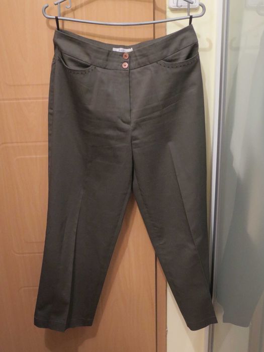 Garnitur damski ze spodniami szary r.38/M