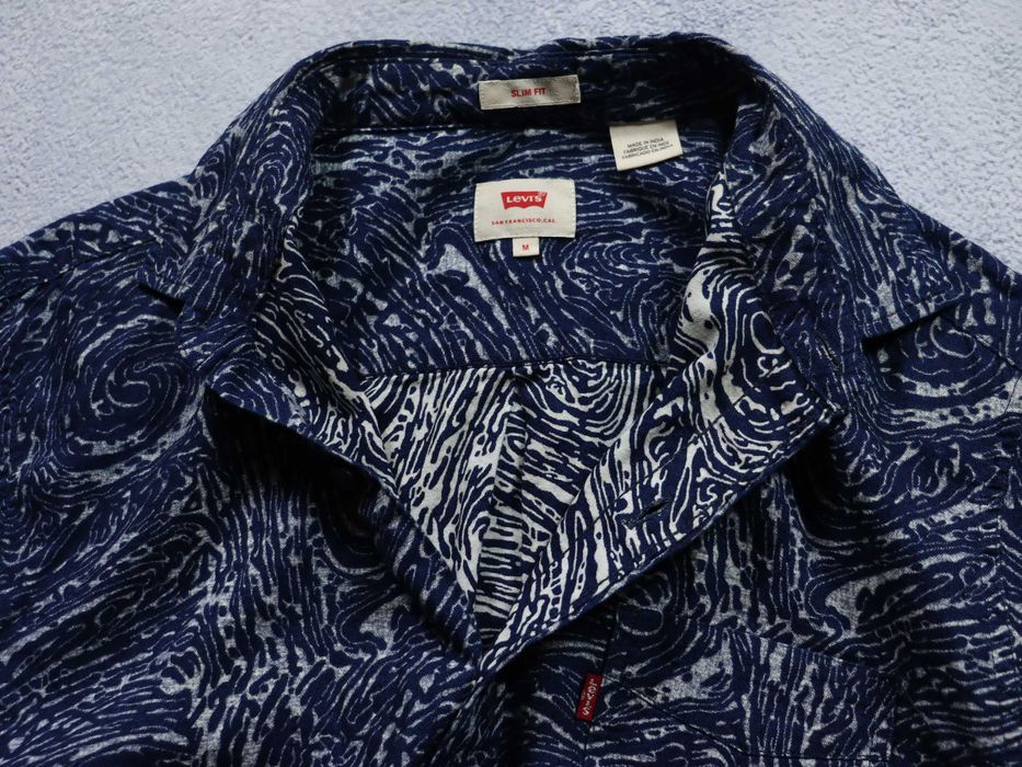 Levi's męska koszula we wzory slim regular fit levis casual 38 M
