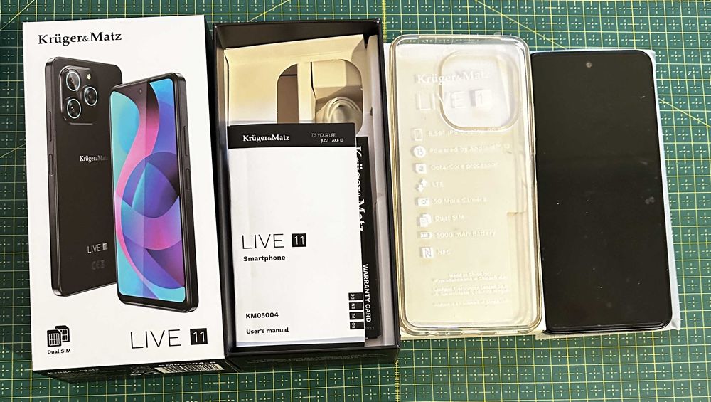 Smartfon Kruger&Matz LIVE 11 6,56" 6/128GB, Android 13