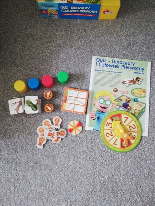 Gra edukacyjna Dinozaury i człowiek pierwotny