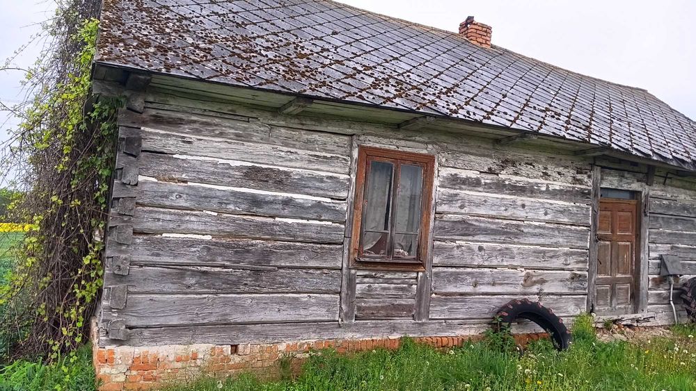 Dom drewniany do rozbiórki