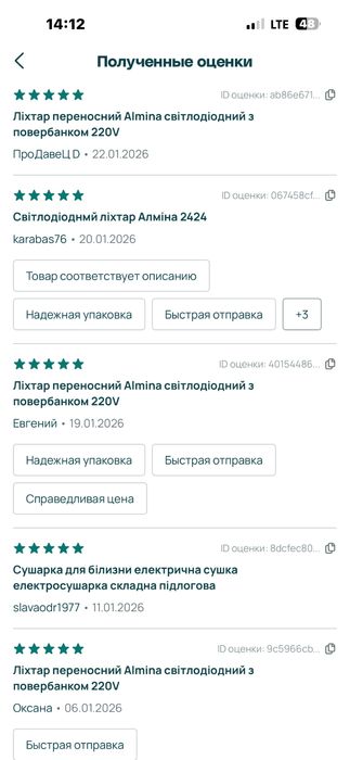 Ліхтар переносний Almina світлодіодний з повербанком 220V