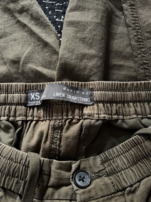 Calças Linho Caqui Tam XS