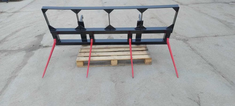 Ramka do balotów z nadstawką 80 cm transport 2 / 3 szt. bele udźwig 2t
