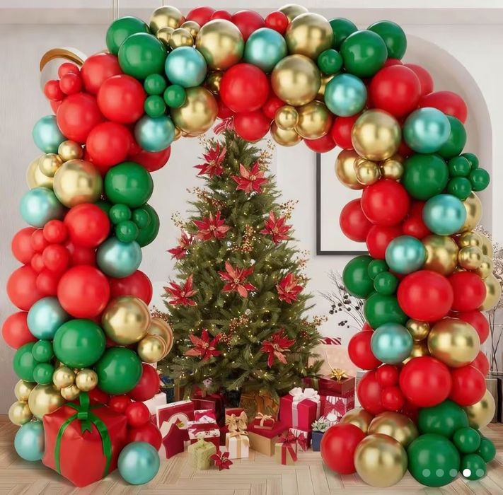 Новорічні різдвяні повітряні кульки