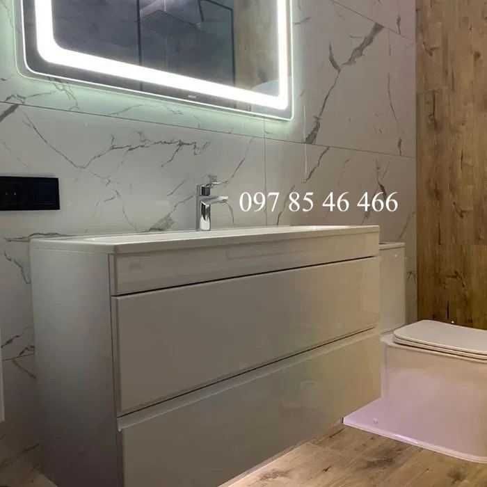 Виготовляємо Монолітні Умивальники вилиті з стільницею +Тумби Дзеркала