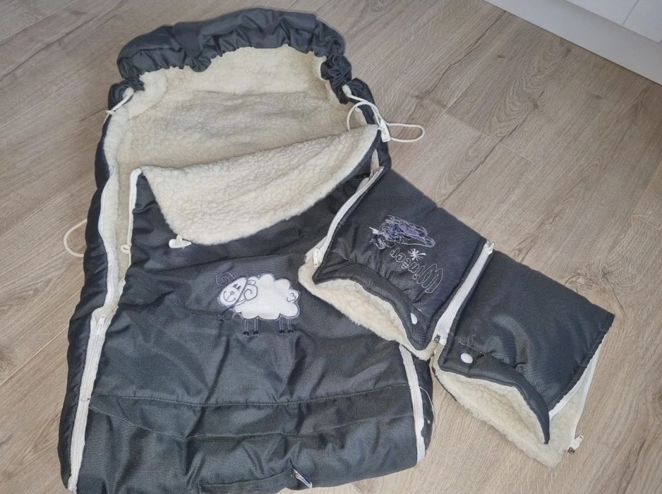 Śpiworek do wózka i muffka