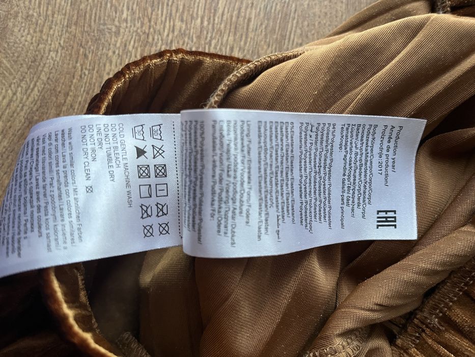 Spodnie welurowe Pieces