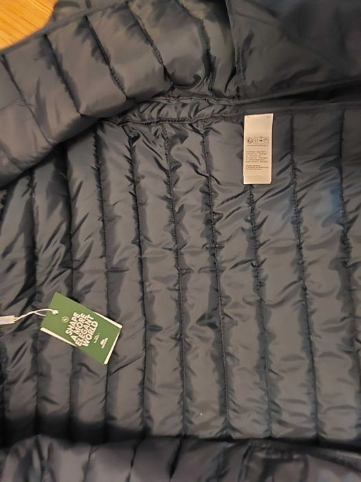 Casaco Lacoste Masculino Acolchoado Azul.