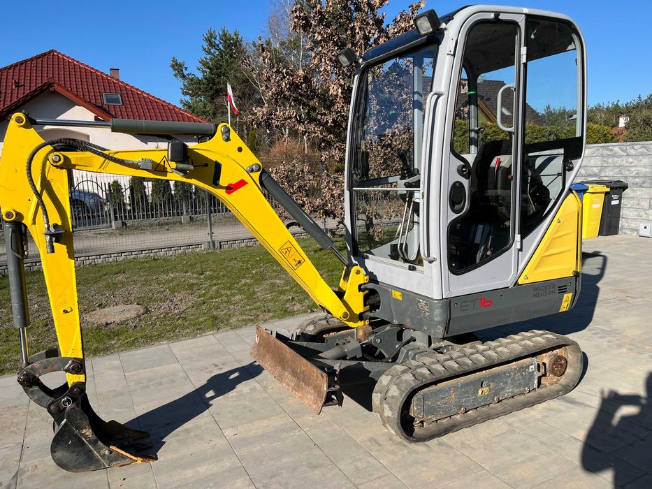 Minikoparka Wacker Neuson ET16 Przebieg 712mtg . Sprowadzona