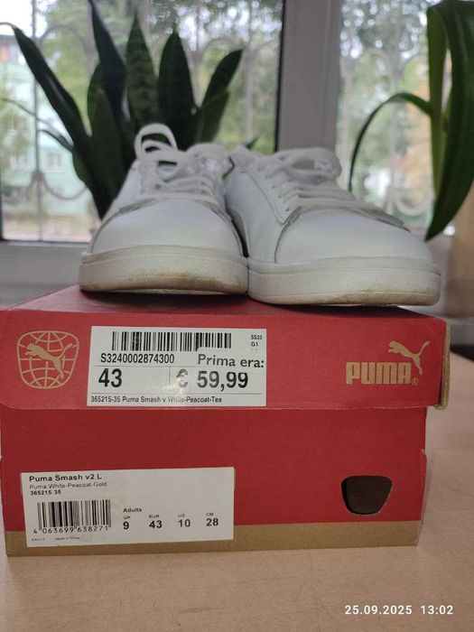 Продам кросівки, снікерси PUMA  р 42-43  1800грн