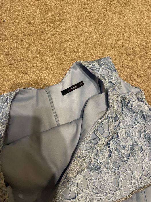 Sukienka długa błękitna