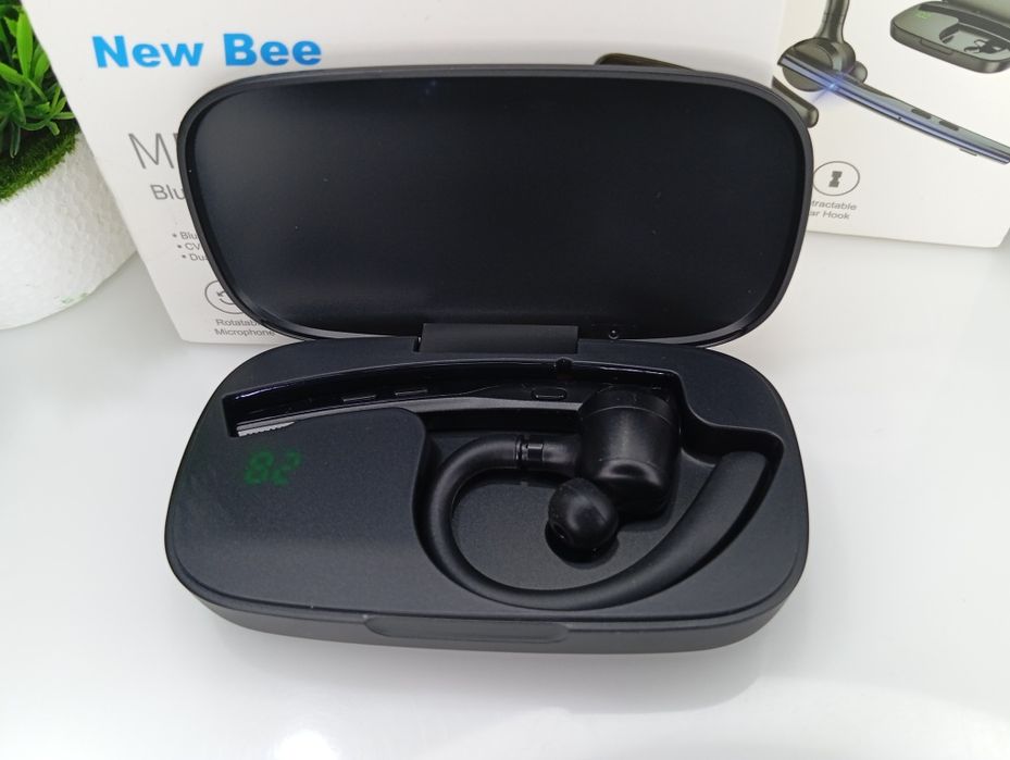 ‼️ Bluetooth гарнітура New Bee M54 з шумозаглушенням Зарядним кейсом‼️