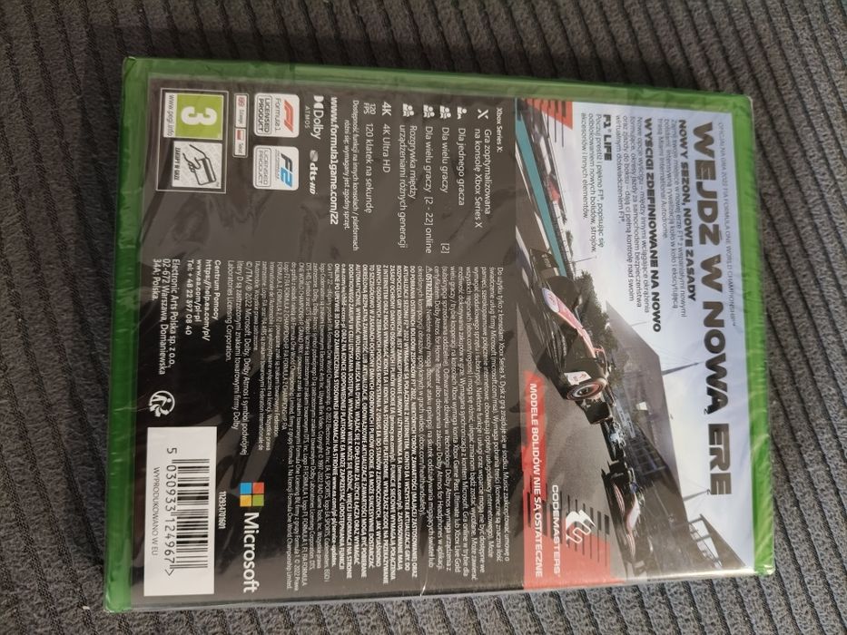 F1 22 Xbox series x