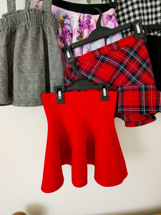 Zestaw 7 szt sukienka spódnica spódnico spodnie dla dziewczynki 104 11