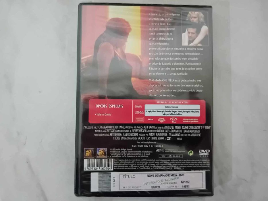 Filme "Nove Semanas e Meia" Novo