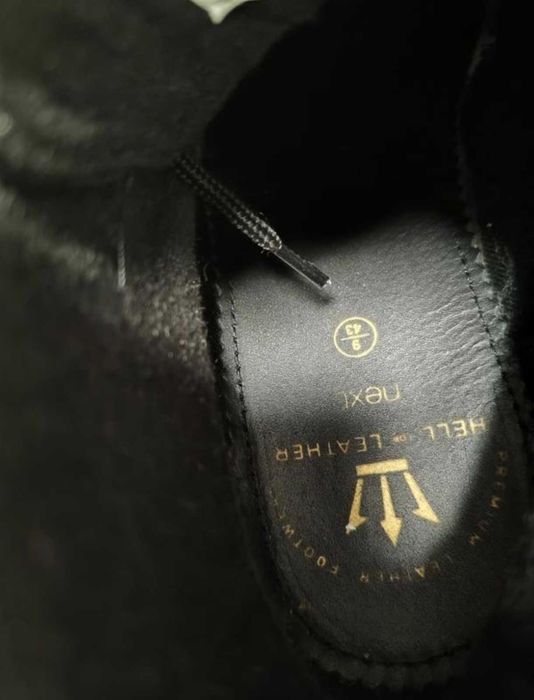 Next 43 р черевики чорні чоловічі шкіряні стильні демісезон класичні