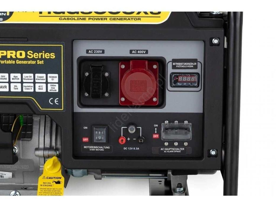 Agregat prądotwórczy linia Pezal PGG8000X3 . 400V. Stabilizacja AVR.