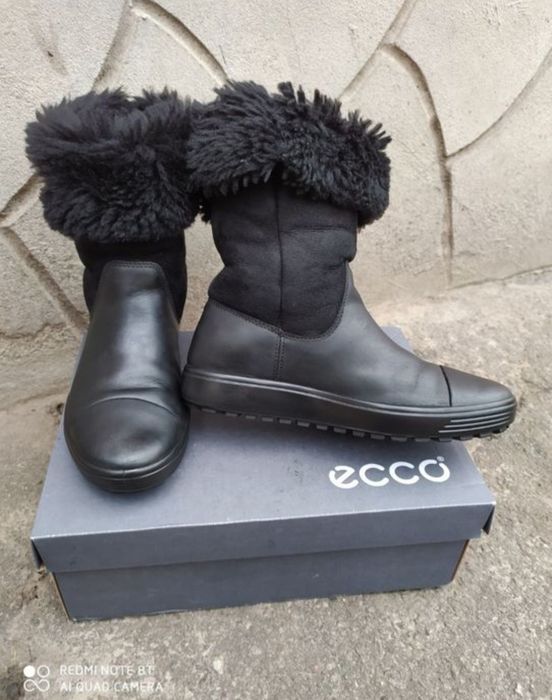 Ecco 36 чоботи на дівчинку зимові сапоги ботинки взуття ессо