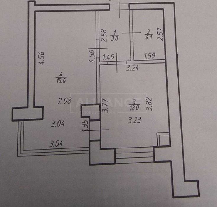 1-кім квартира ремонтом меблі та техніка, Біля Арсену !