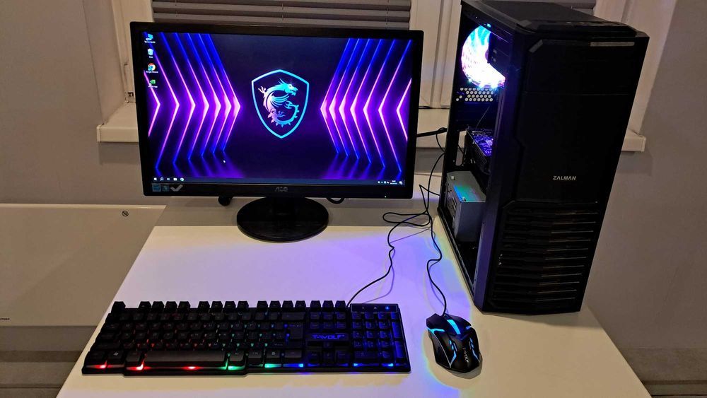 Zestaw Do Gier i5 4x3.4Ghz/GTX750Ti-2GB/Ram-8GB/SSD/Monitor 22