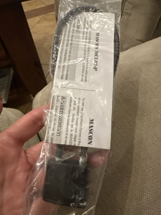 Zabezpieczenie do broni - linka z zamkiem Mascon MGO-2P