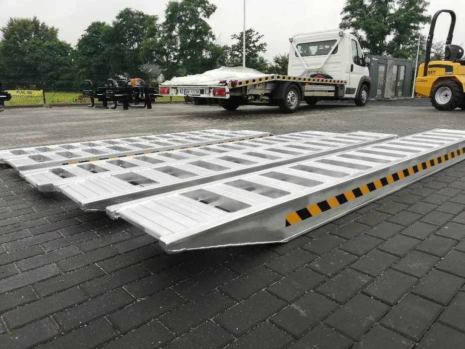 Najazdy aluminiowe 2T 3T 4T 6T 10T / Od 2m do 4m MOCNE NOWE GWARANCJA