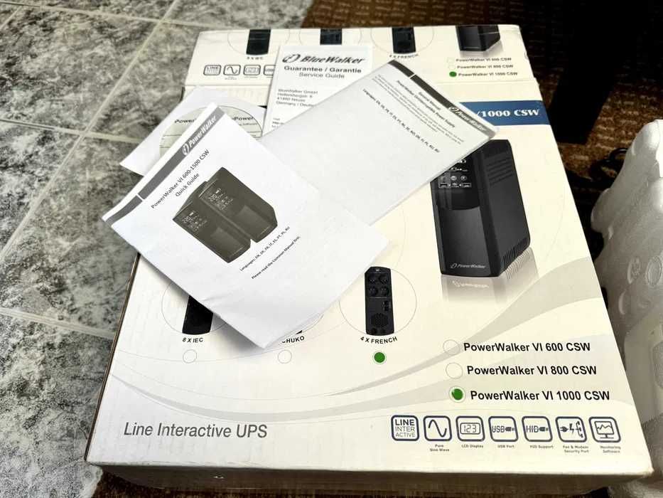 PowerWalker VI 1000 CSW ДБЖ (чиста синусоїда)