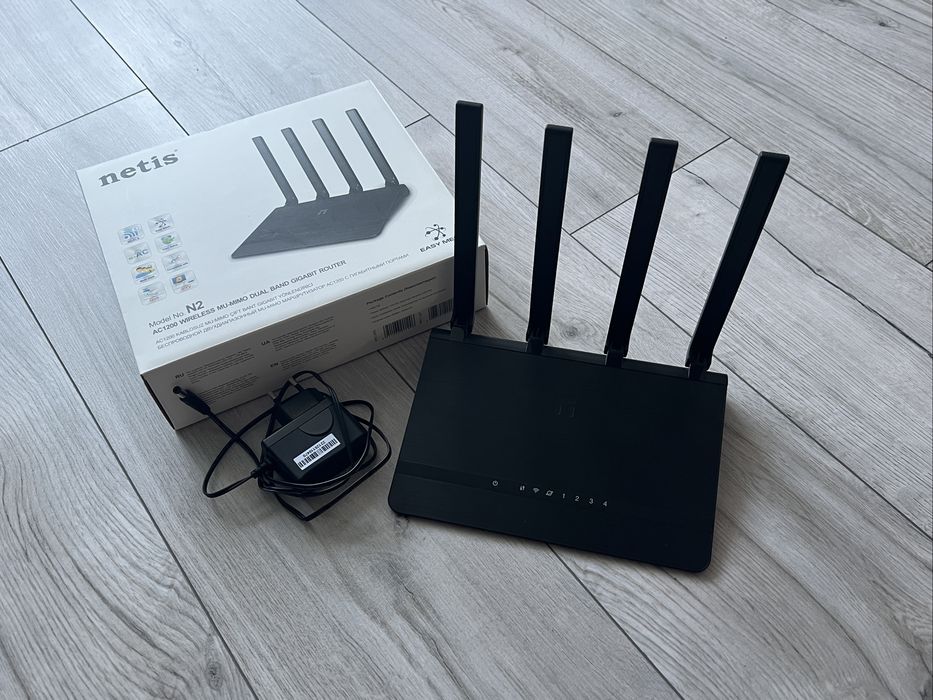 Роутер Netis N2 AC1200 Wi-Fi 5 Gigabit, новий, Dual Band
