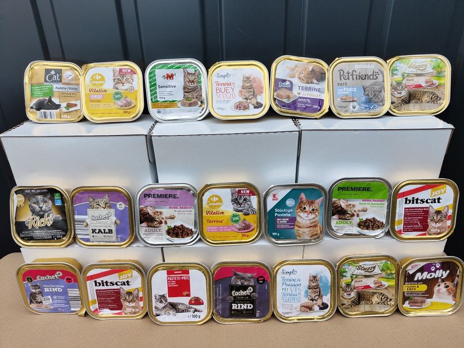 Karma tacki dla kota 200 szt mix