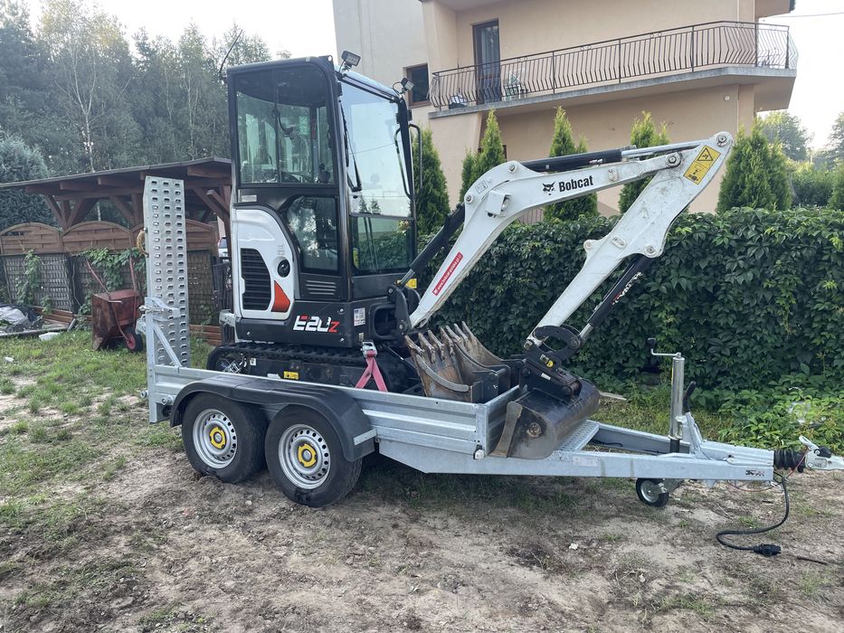 Minikoparka Bobcat E20Z wynajem usługa