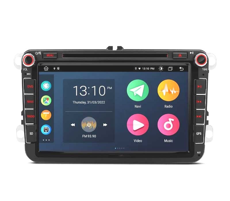 AUTO RADIO GPS ANDROID 14 PARA VOLKSWAGEN VW GOLF POLO PASSAT CADDY TOURAN USB GPS TACTIL HD