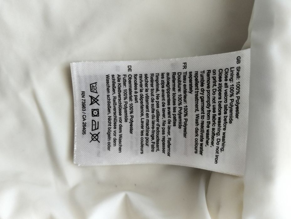 Hansen żółta kurtka przeciwdeszczowa/parka XS waterproof