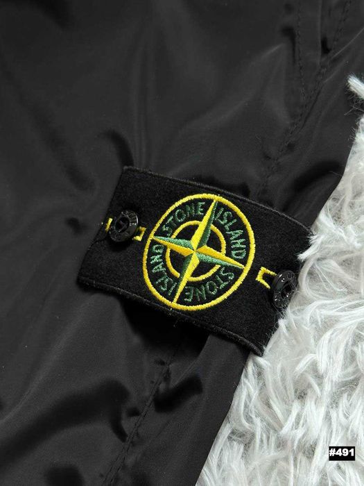 Ориг Патч + Бирки | Черные Штаны Stone Island | Спортивні Штани Стоник