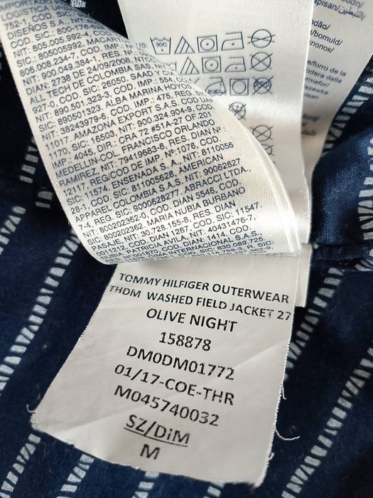 Tommy Hilfiger THDM Washed Field Jacket Olive Night kurtka M wiatrówka