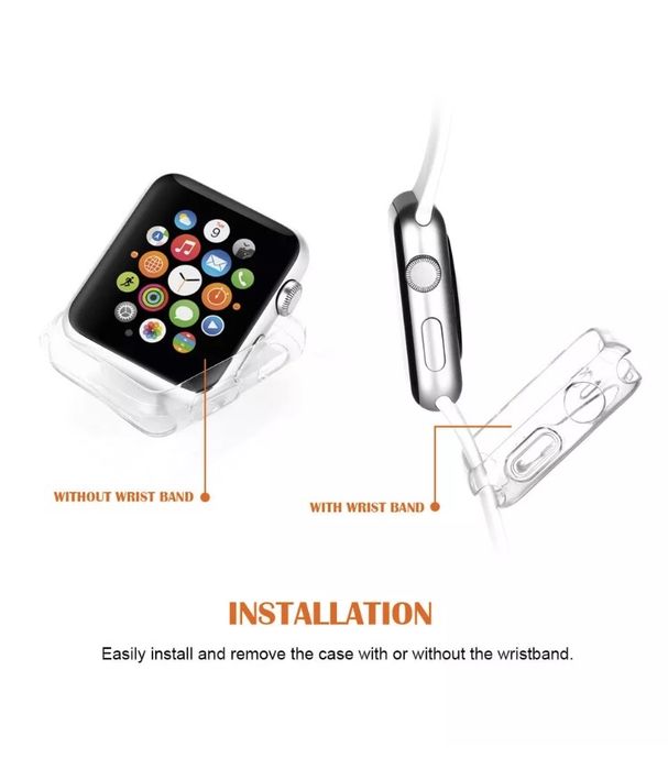 Capa de protecção para Apple Watch 38mm, 40mm, 42mm e 44mm