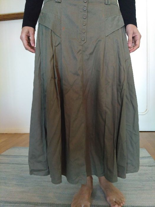 Saias de Roda, Plissadas e Rectas Retro Vintage 80's