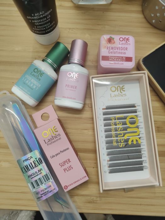 Kit completo extensão pestanas
