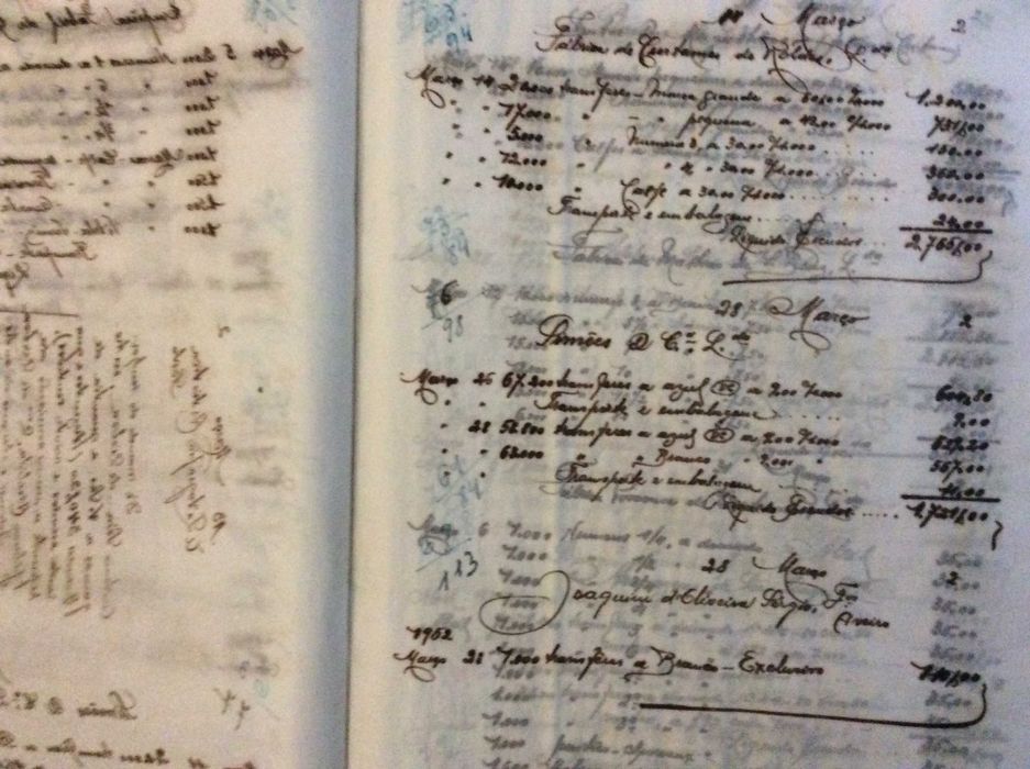 Copiador original manuscrito de 1950. Várias empresas de Portugal