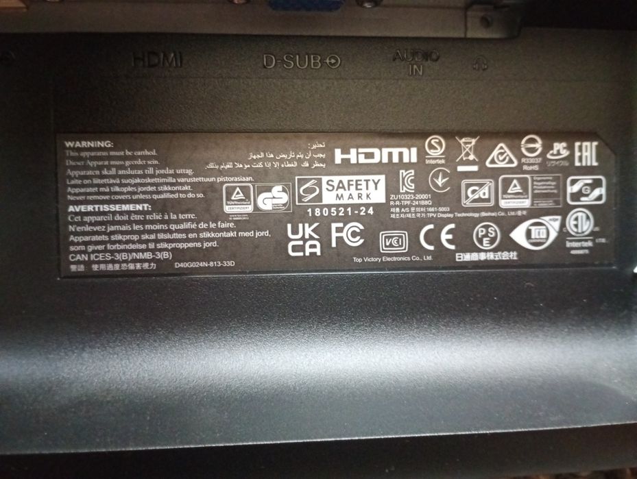 Monitor Philips 24 cale model 241B8Q