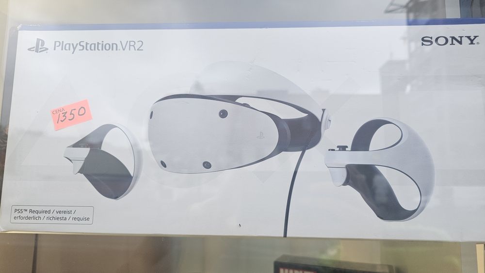 Sony PlayStation VR2 PS5 + kontrolery Sense + stacja ładująca