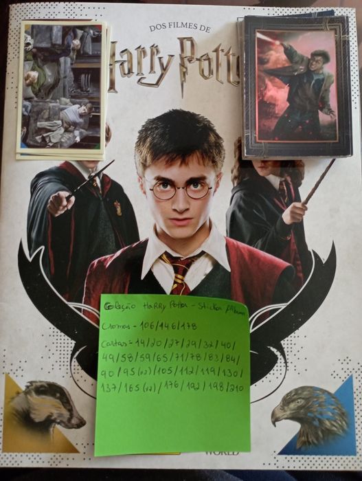 Coleções Cromos Harry Potter
