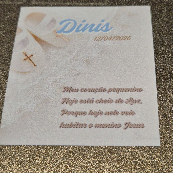 Lembrancinha para Batizado - Personalizada