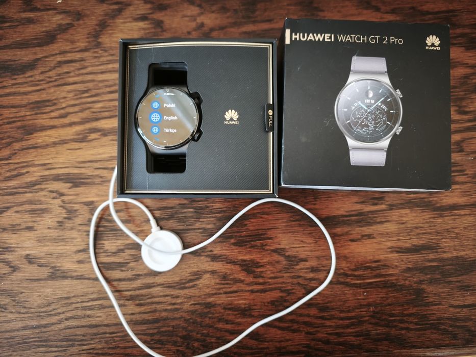 Huawei Watch GT 2 Pro | Komplet | Oryginalne pudełko + ładowarka
